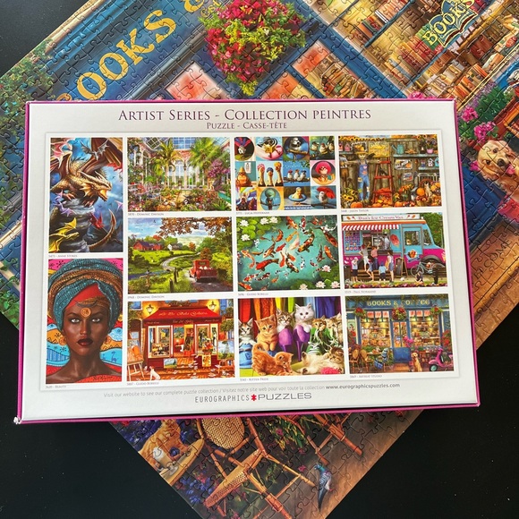 Eurographics Books & Coffee Dog Puzzle - Picture 5 of 5